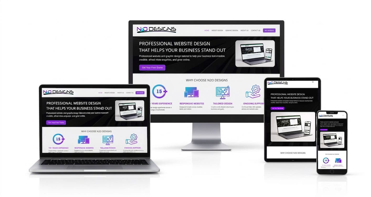 N2O Designs Responsive Website Design