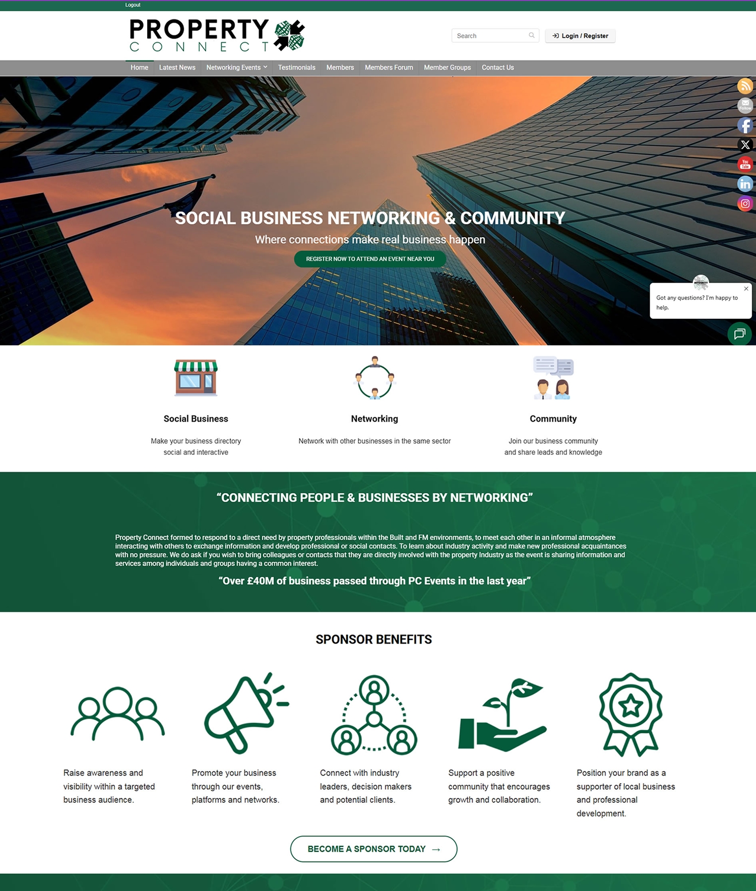 Property Connect Professional Website Preview