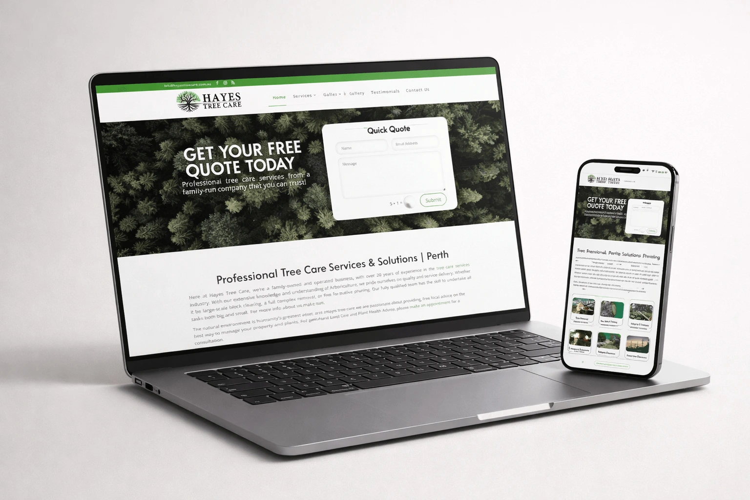 Website Design Preview Image WebP Professional Mobile Friendly Website Design Services