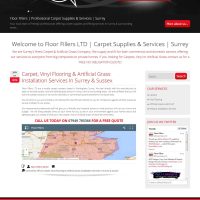 Floor Fillers Website Design Preview