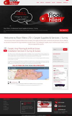 Floor Fillers Website Design by N2O Designs